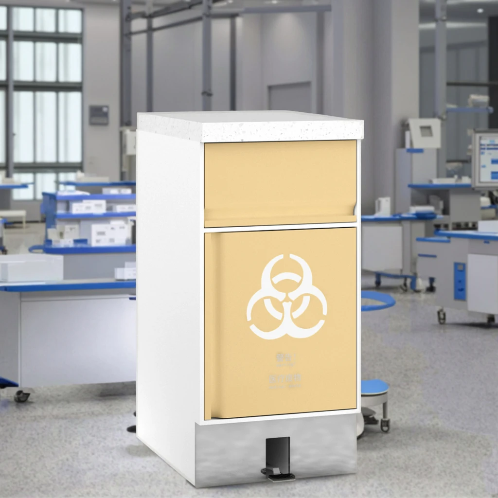 Hands-Free Hospital Cabinet with Stainless Steel Multi-Function Pushboard Activation Easy Unload Design for Healthcare Settings 4