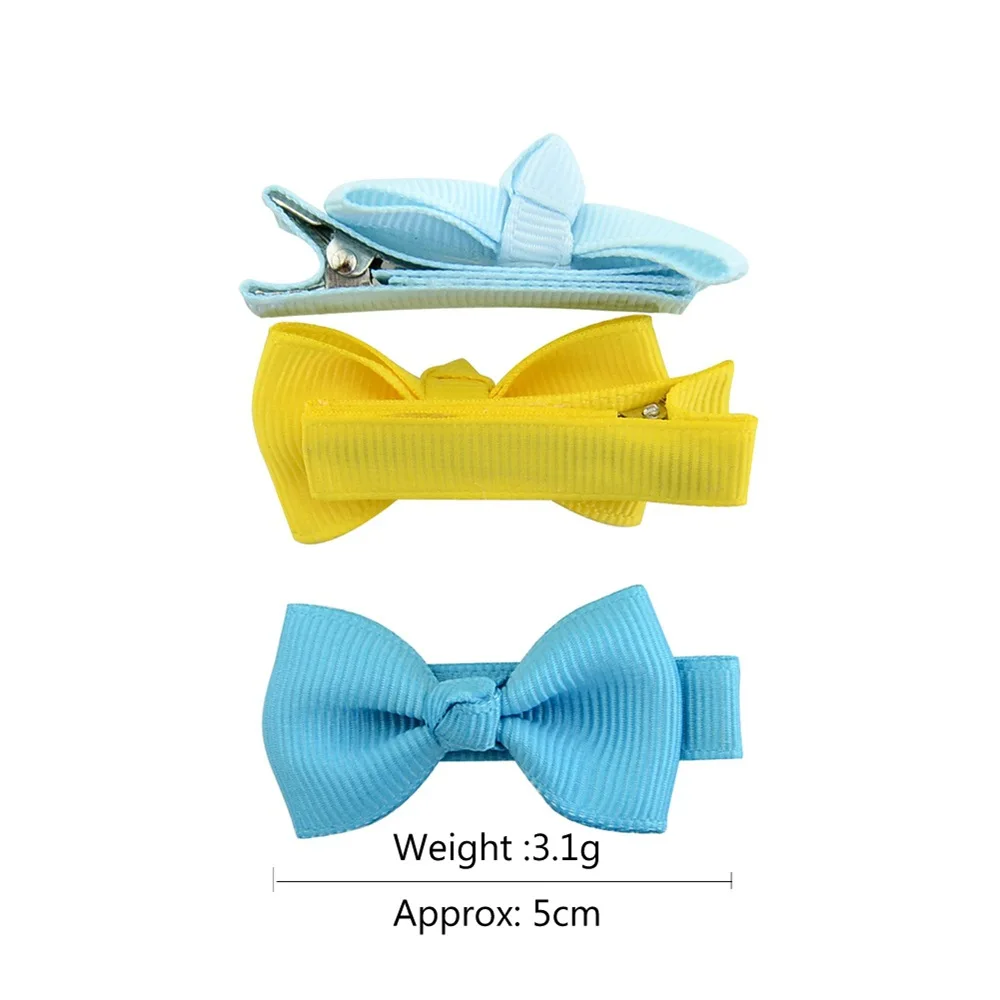 40 Colors Baby Hair Clip Cotton Big Bow Hairpin Kids Bow Hairgrip Hair