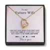 Necklace (Gold) + Card Gift Box