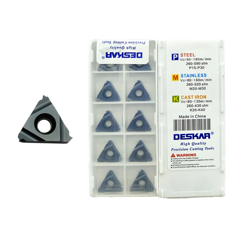 DESKAR 16 IR 1.0 ISO LDA Insert De Filetage En Carbure De