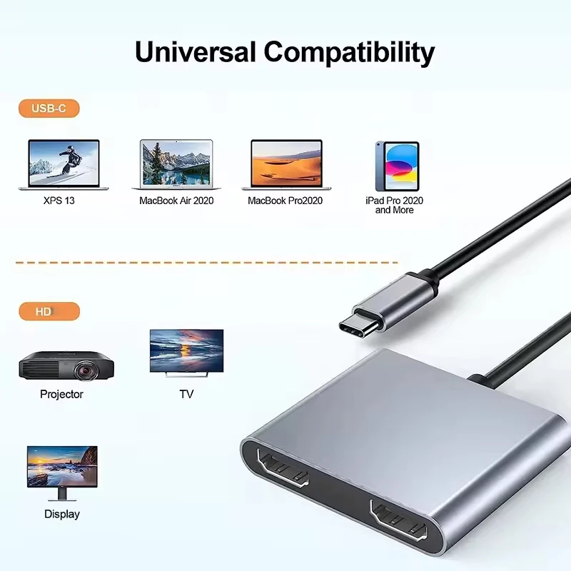 2-in-1 USB-C Adapter for Charging & Data - Image 4