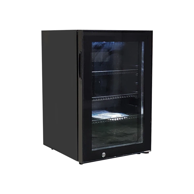 Meisda SC68E 68L Single-Temperature Style Countertop Mini Display Fridge with Single Glass Door