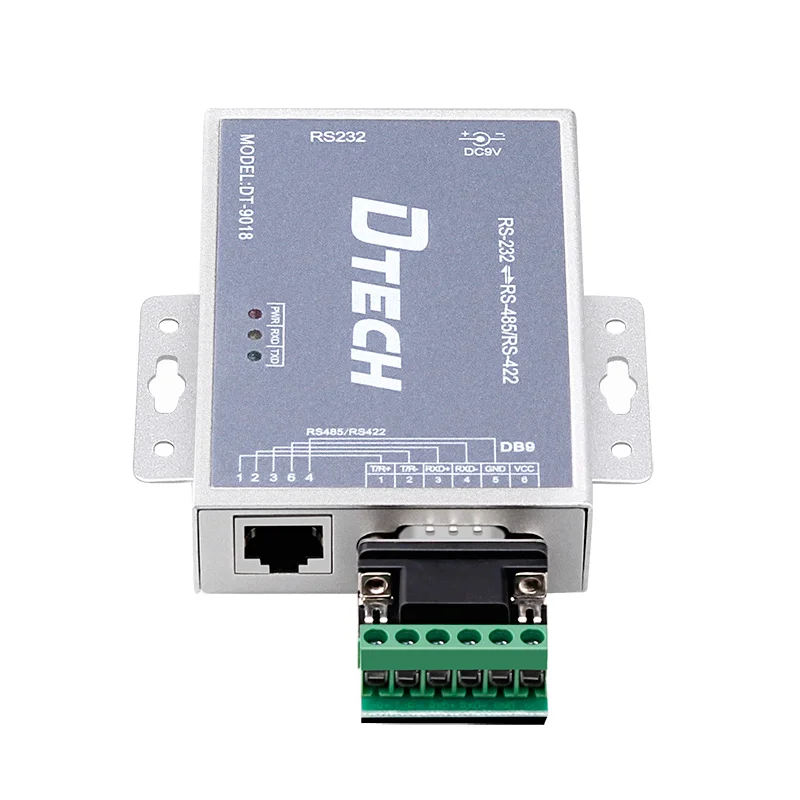 Dtech Factory Price Industrial converter series Support OEM ODM Active RS232 to RS485 RS422 Converter