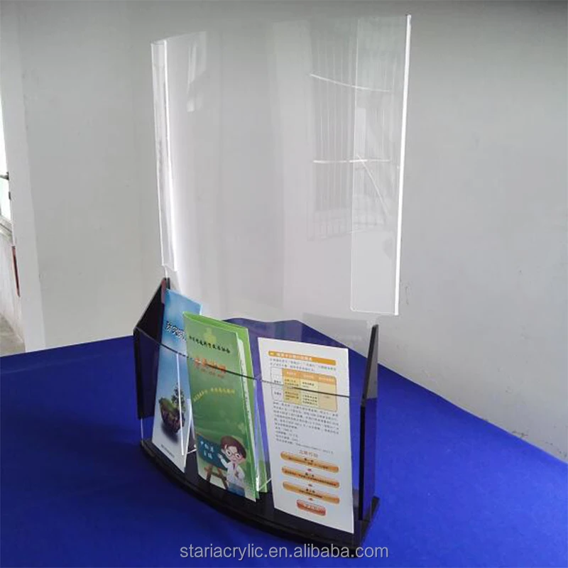 Acrylic Menu Holder Stand Table - Clear & Stylish Displays