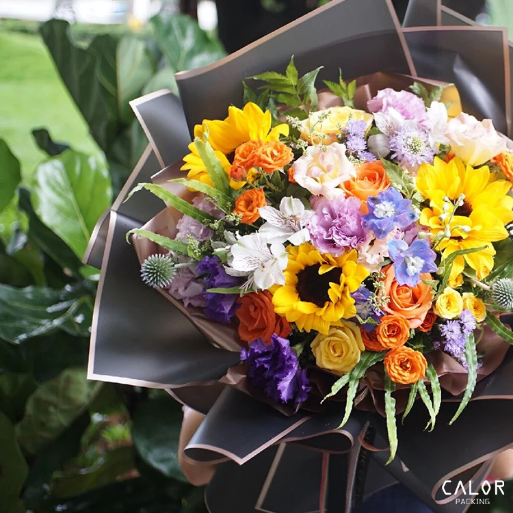 Solid Matte Wrapping Paper - Perfect for Flower Packaging