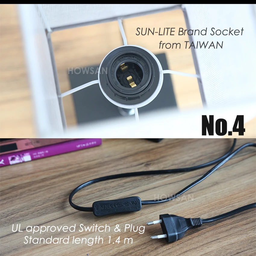 Настольная USB-лампа, прикроватные лампы с 2 USB-портами для зарядки для спальни, ночник с серой тканевой затеняющей подставкой