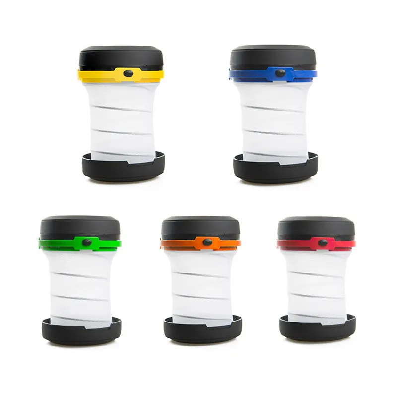 Всплывающий светодиодный складной походный светильник уличный фонарь для палатки рабочий аварийный карманный AA