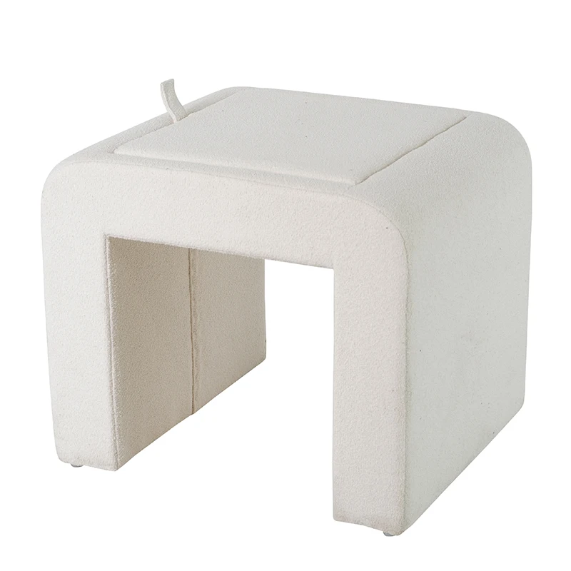 Customized Storage Ottoman Stool for Living Room Modern Inside Furniture Board