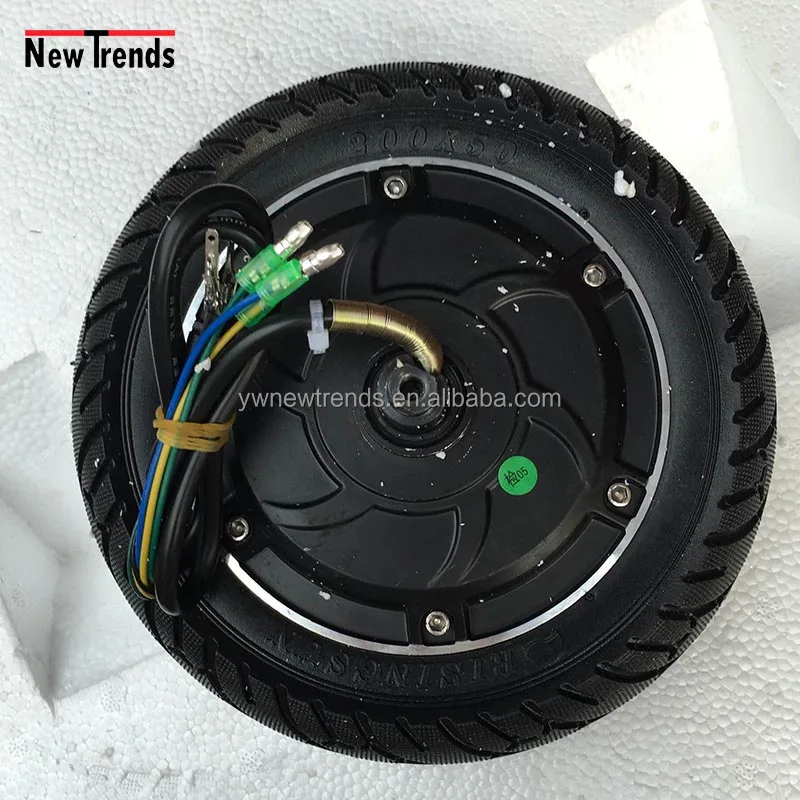 8 Inch Brushless Dc Hub Motor Electric Scooter Wheels 350w 24v36v48v