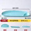 11-inch Matte Blue Two-Compartment Dish 3111