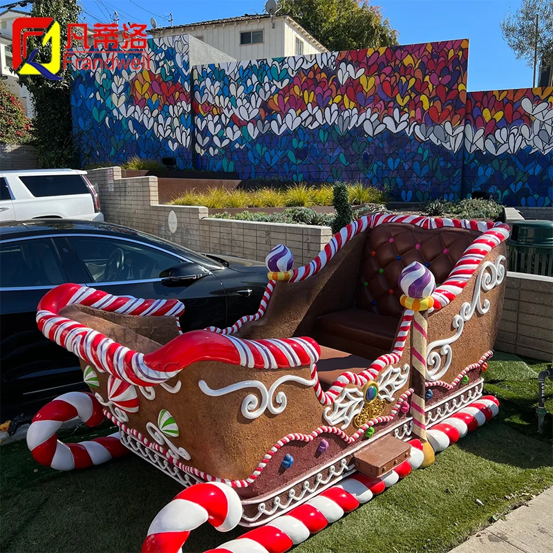 Personalized Outdoor Resin Christmas Ornaments Life Size Fiberglass