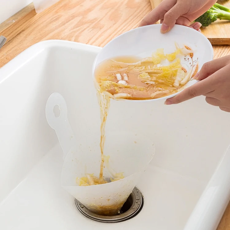 New Design Handy Repeatedly Uses Kitchen Helper Funnel Multifunctional Foldable Drain Hopper
