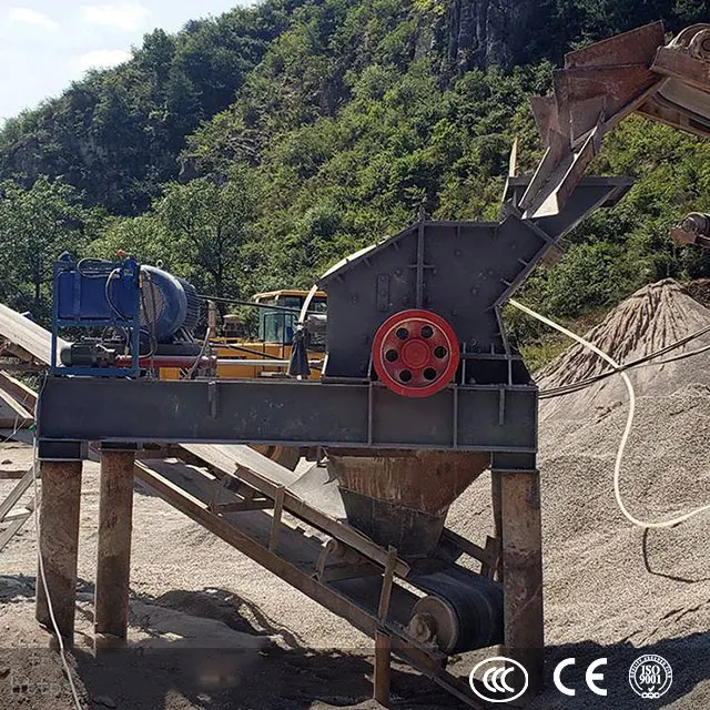 10t/h Silica Sand Making Machine Rock Salt Stone Fine Impact Hammer Mill Crusher Small Capacity