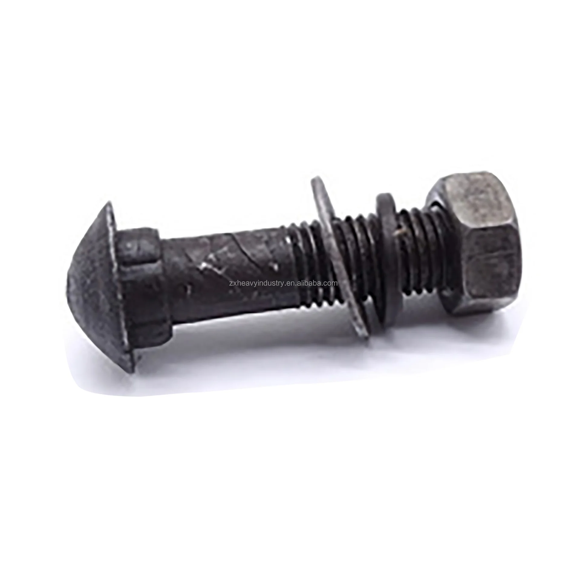Railroad Steel Rail Fish Plate Use M20 Fish Bolt Price