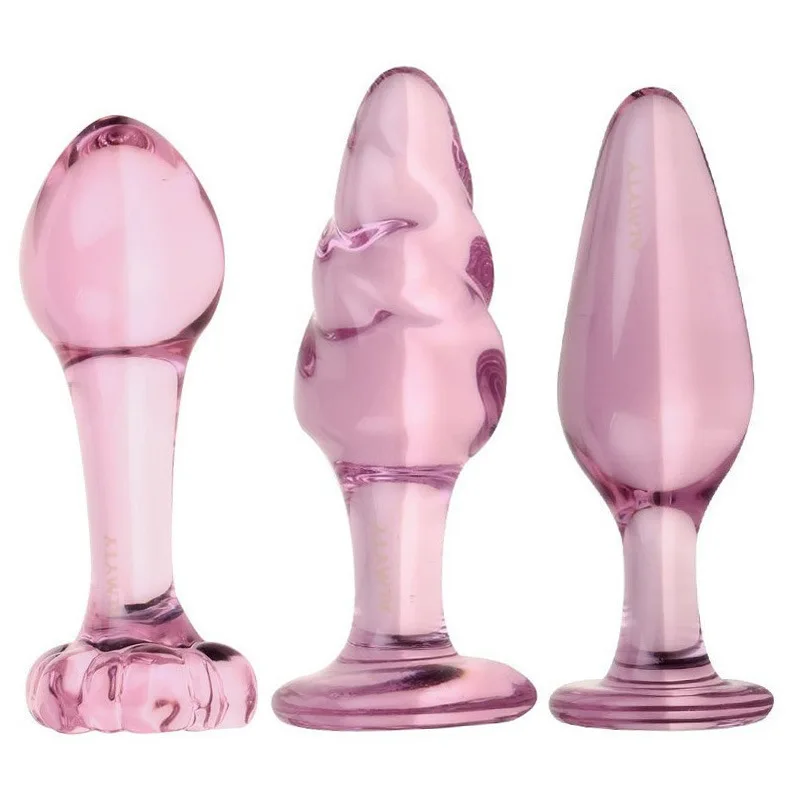 Glass Dildo Easy Cleaning Sex Toy for Female Masturbation 
