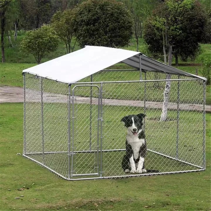 Large Outdoor Dog Run Kennel Galvanized Dog Wire Kennel Panel - Buy ...