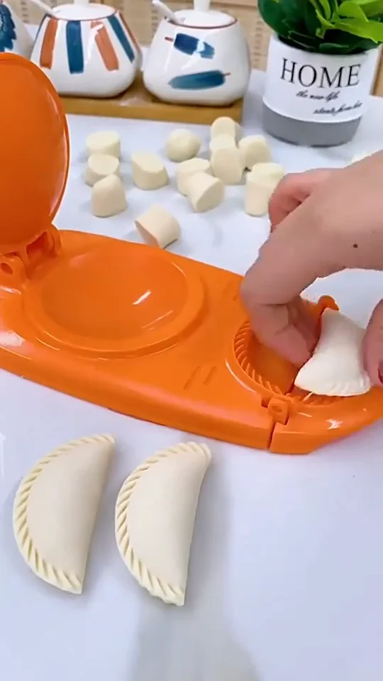 Manual Dumpling Maker Tool 2in1 Portable Dumpling Wrappers Maker And