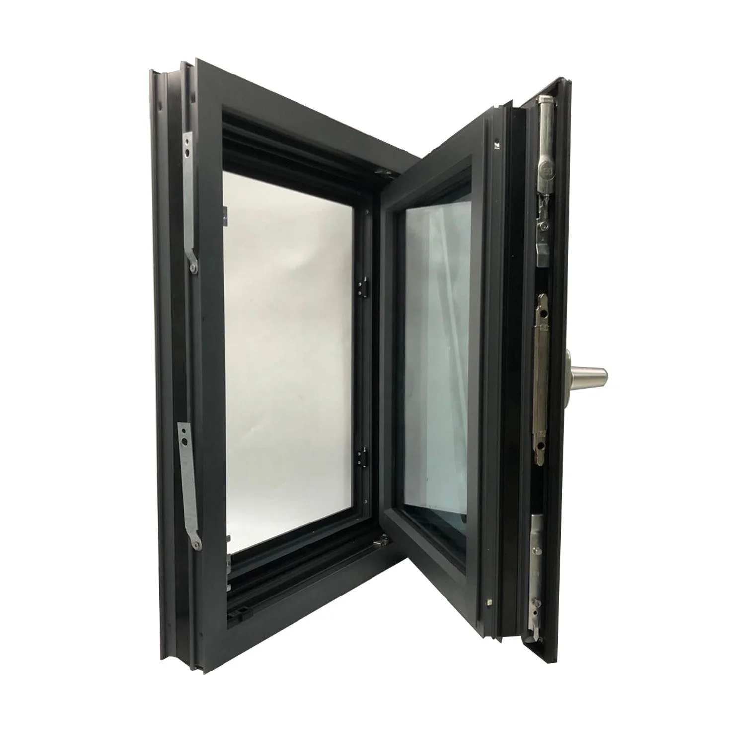 Minglei Customized Energy Efficient Windows Thermally Broken Aluminium Double Glazed Tilt And Turn Windows details