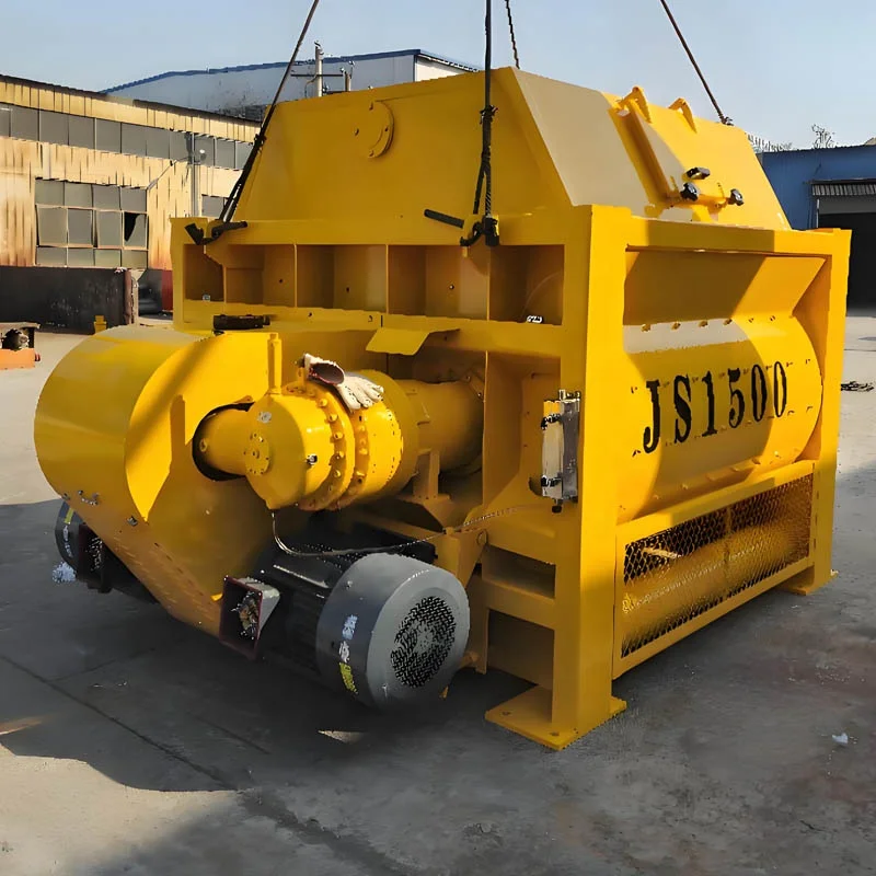 Minrui Mini Portable JS1500 Concrete Mixer 1500 Litre Cement Machine Skid Steer Attachment