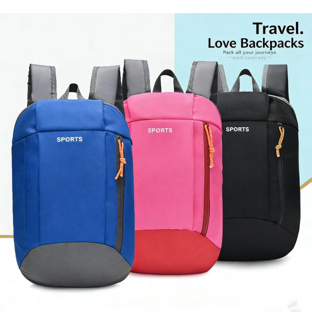 Lightweight Small Backpack for Men and Women-Outdoor Sports Travel Hiking & Mountaineering Gift preview 6