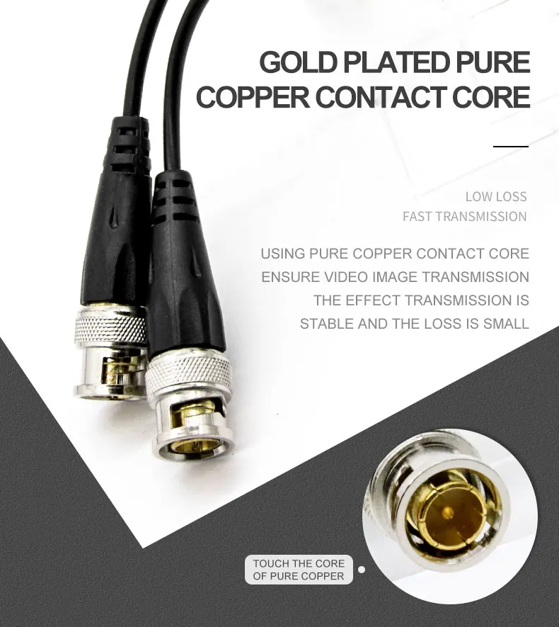 CCTV Accessories AHD CVI TVI HD passive 8MP Video Balun Efficient transmission