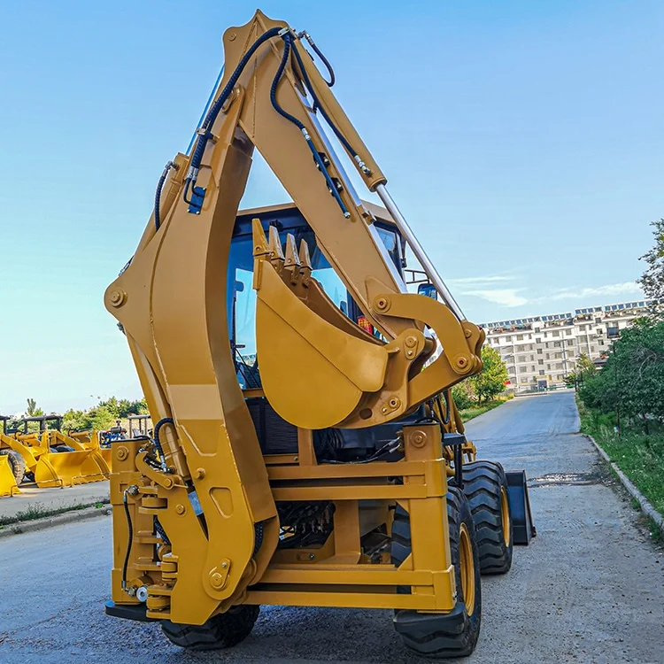 Retroexcavadora Loader Excavator 3cx 4cx 4dx Tractor Backhole 388 Backexcavator 2.5 Ton Mini Backhoe Loader