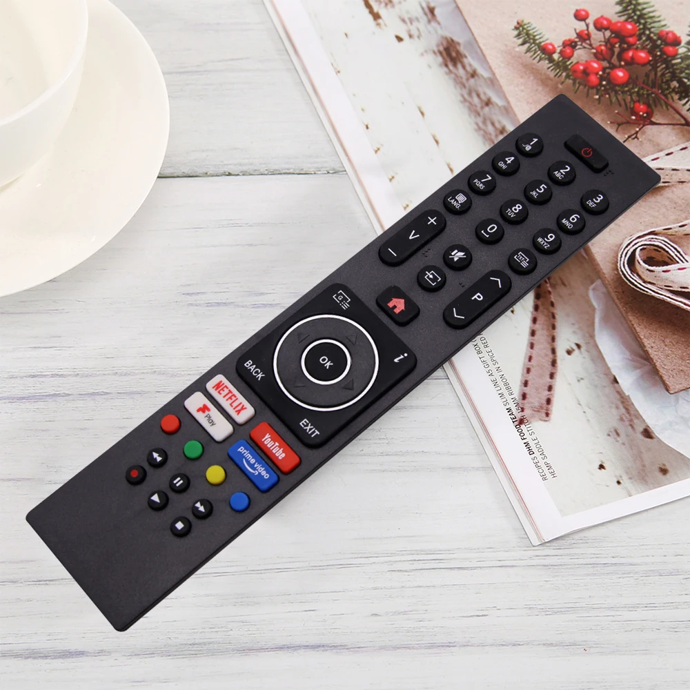 Universal Remote Control RC43137P for  Bush Digihome Finlux Electriq Smart TV with Netflix/Youtube/FPlay/Prime Video