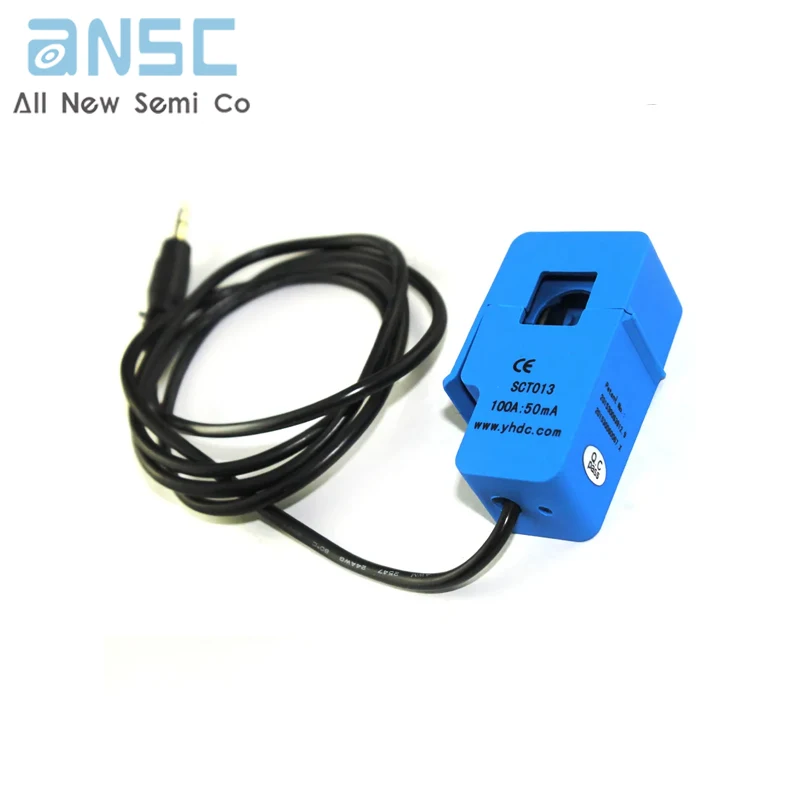 Non-invasive Split Core Current Transformer AC current sensor 100A SCT-013-000