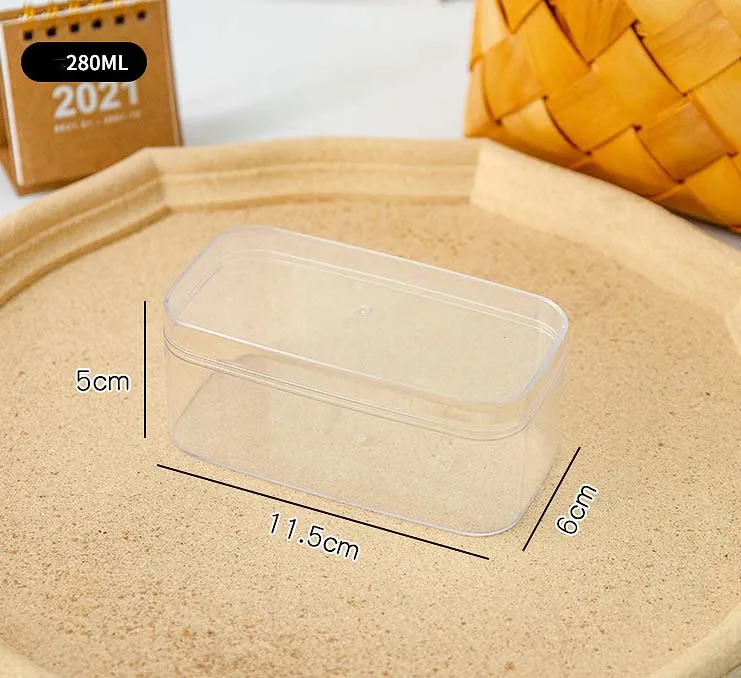 Wholesale Mousse Cake Box Disposable Tiramisu Ice Cream Dessert Plastic