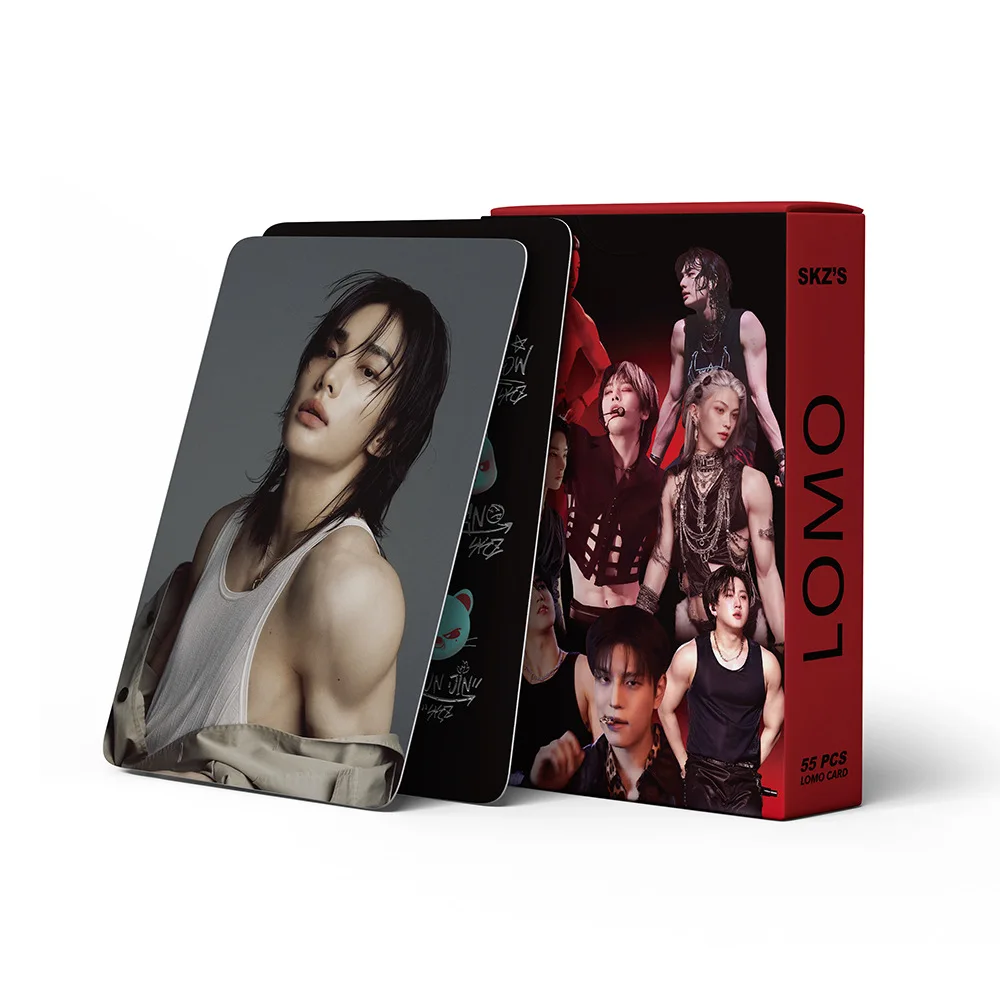 Straykids Sexy Muscle Photos Card - High-Quality Lomo Cards