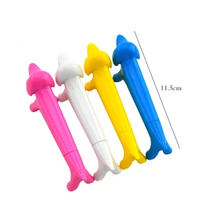 Promotion Creative Cute 3 D Dachshund Dog Puppy Shaped Plastic Ball Pen With Custom Logo Small Gift for Children