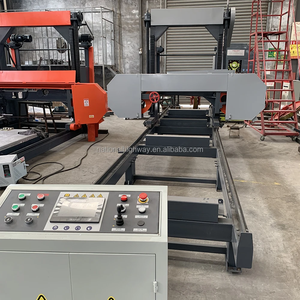 Поставщик, пила для бензопилы, режущая Горизонтальная ленточная пила для дерева, портативная Пильная машина, цена, Пильная мельница