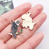 Right Flower Crow 17x20mm