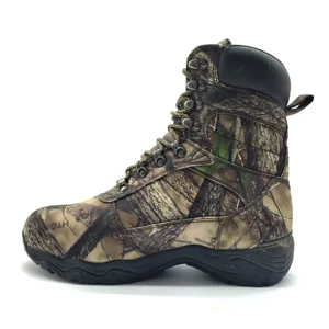 Hiking Boots Camouflage Color High Cut Anti slip and Waterproof Hunting Boots