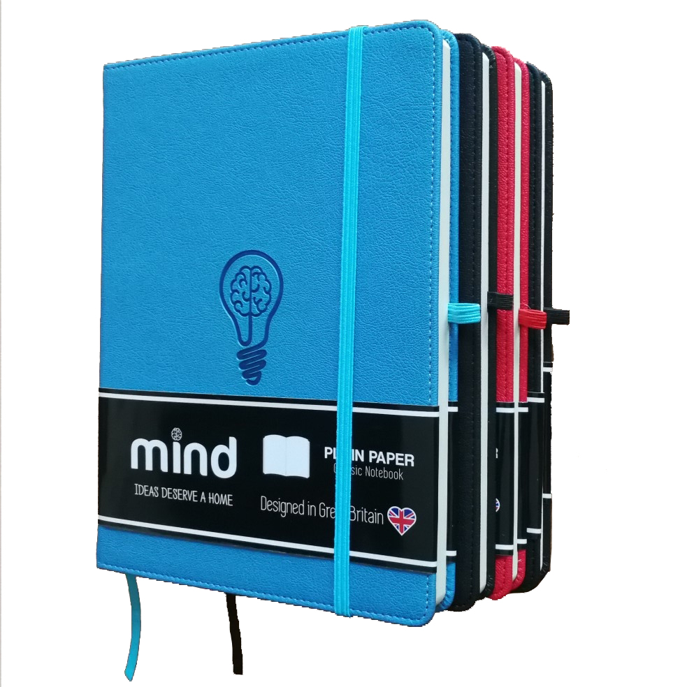 Высококачественный блокнот из полиуретана с рельефным логотипом a5 на резинке оптом