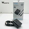 Negro, enchufe X30 US+cable C-C+caja