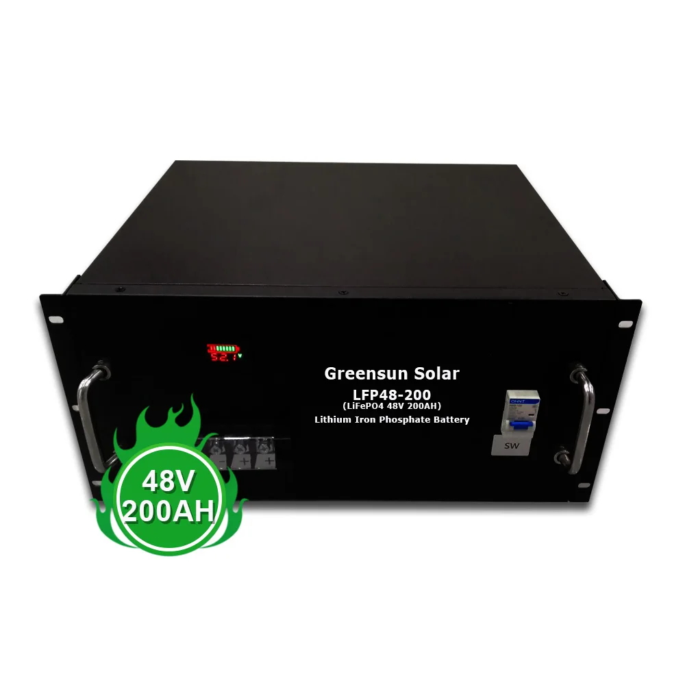 LiFePO4 lithium battery 200ah 48v solar battery 51.2v 100ah 200ah 300ah with BMS built-in