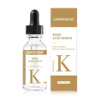 Private Label Vitamin C Kojic Acid Skincare Serum Skin Whitening Facial Serum for Dark Spots Remover