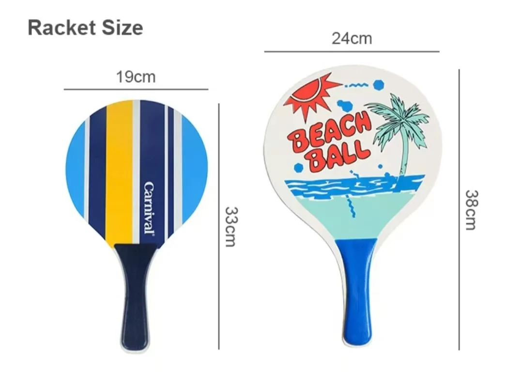 Outdoor Sports and Fitness Equipment Set for Toy Beach Tennis Racket, Combination Layout Racket Customization, Customizable logo preview 2
