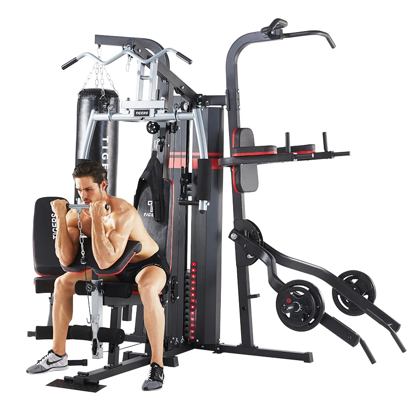 Home multi functional 4 station gym