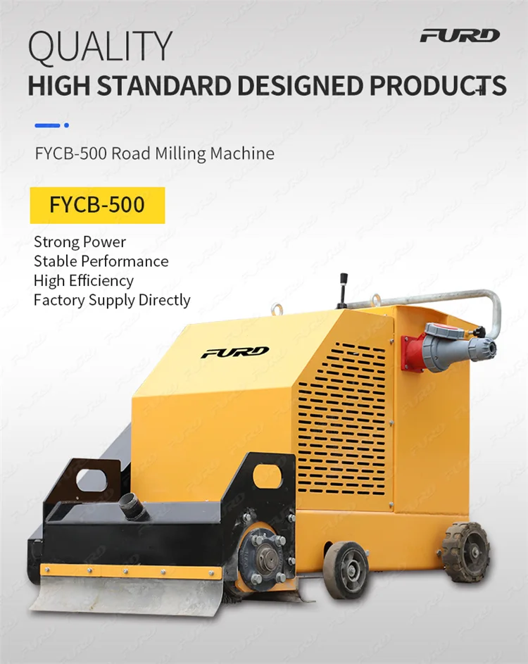 Walk Behind Milling Machine Concrete Asphalt Road Scarifier Milling