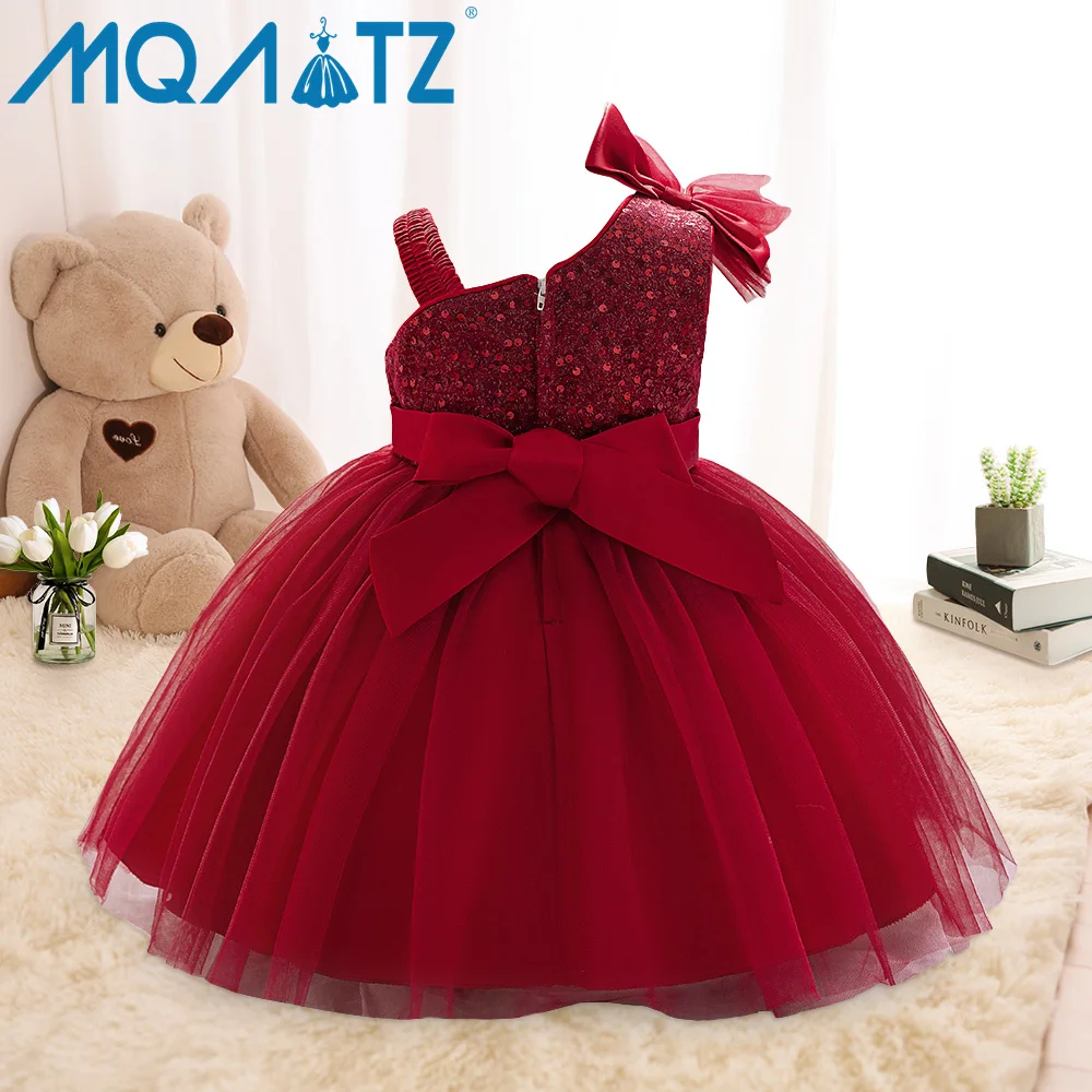 MQATZ Beautiful Girls Dresses Year Hot Sale Little Girls Fancy Dress Kids  Gown Girl Birthday Party Wear