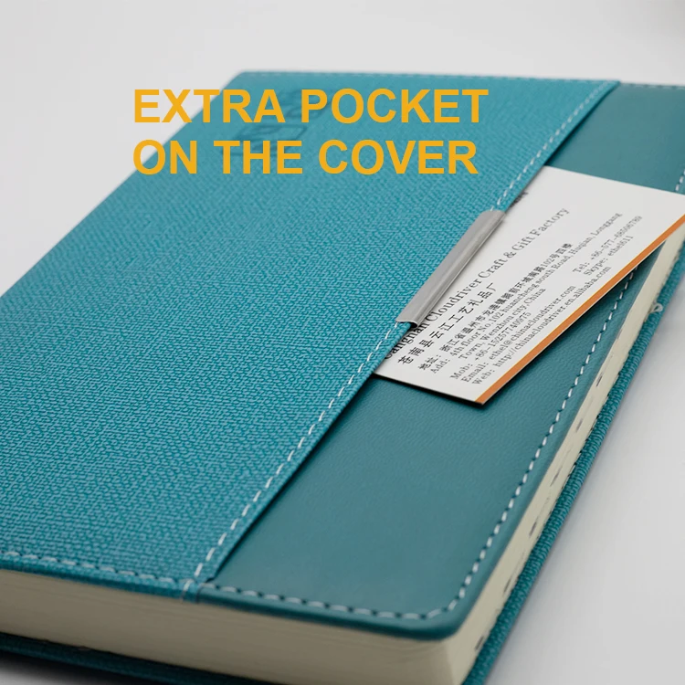 2024 Wholesale Promotional A5 Hardcover PU Leather Journal Diary Notebooks Daily Planner Gift