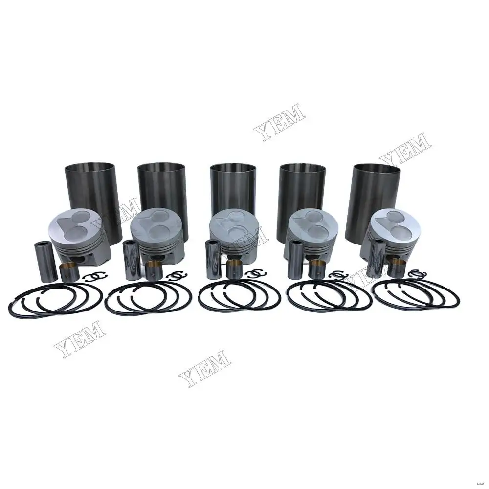 Engine Liner Kit With Pistons Ring Set Cylinder Liner Fit for Kubota F2803 Machinery Diesel Engine Parts