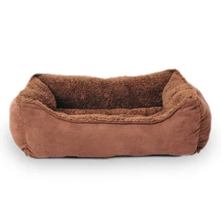 Brown Ripstop Dog Bed Cozy Dog Bed Orthopedic Luxury NO 2