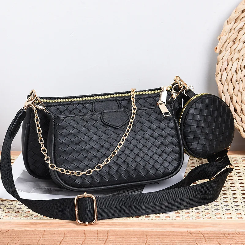 Small Quilted Crossbody Bags for Women Trendy Designer PU Leather