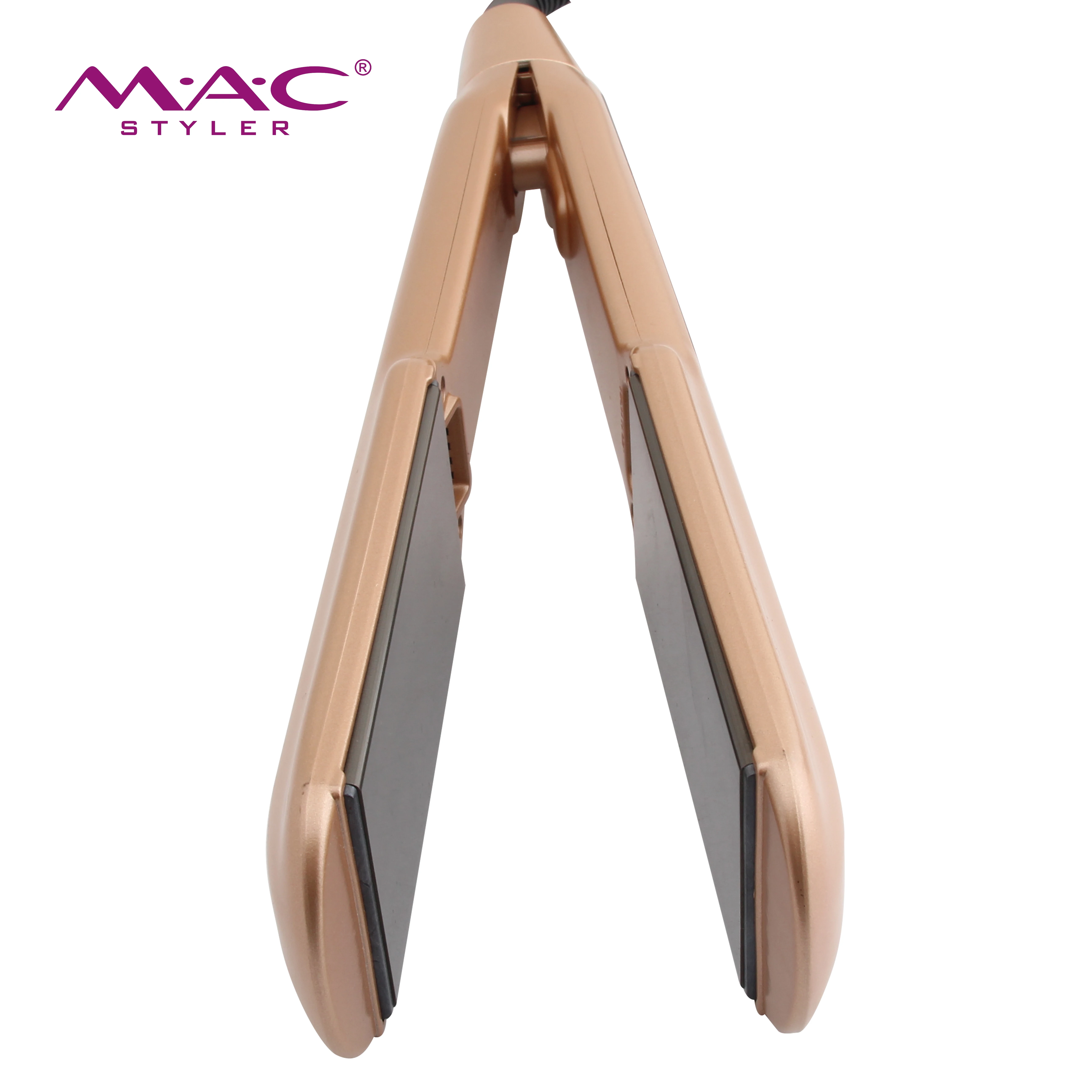 Оборудование для салона с регулировкой температуры 480F выпрямитель для волос Парикмахерская Земляная посуда нано титановые пластины здоровый выпрямитель для волос