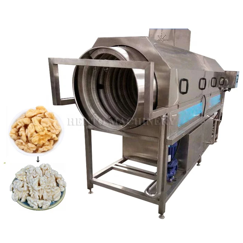 Energy-saving Pine Nut Cleaning Machine / Pecan Nuts Raw Washer Peeler / Walnut Kernel Without Shell Washing Machine