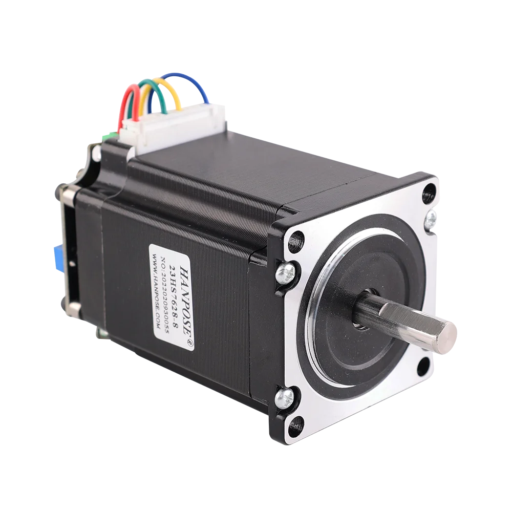 HANPOSE Stepper Motor 23HS7628-DRV Drive All in One Machine Hybrid 4-lead Bipolar 189N.cm para sa Carve Machine Stepper Motor Nema23