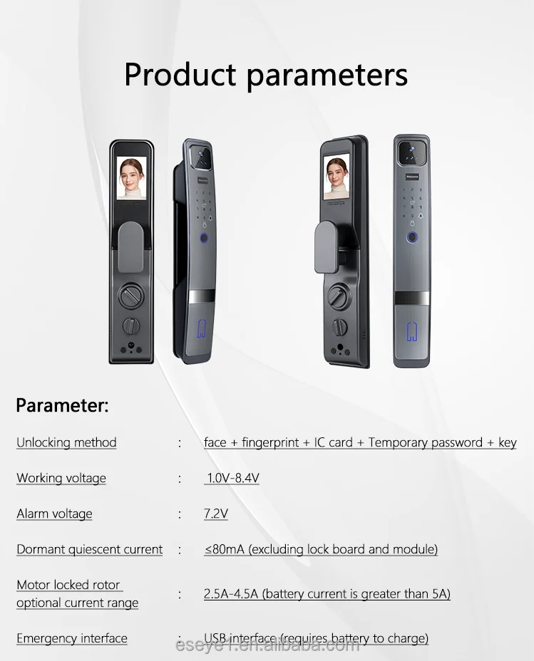 Eseye Smart 3d Face Recognition Camera Automatic Intelligent Lock Smart